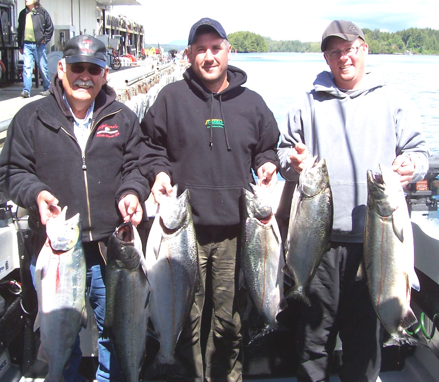 Another great day fishing A happy group June 18, 2008