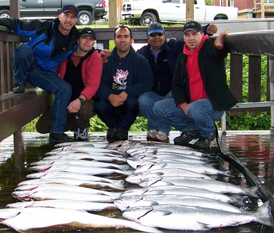 salmonhalibut Ray Yenkana and group July 8, 2008